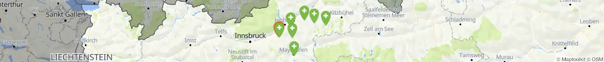 Map view for Pharmacies emergency services nearby Alpbach (Kufstein, Tirol)